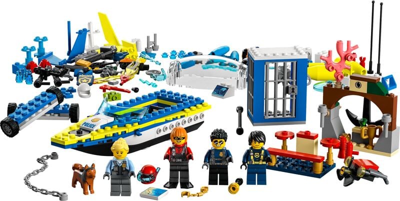 LEGO City 60355 – hajó és figura részletei